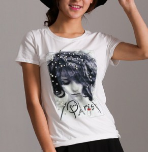 キラキラパールWOMAN　Tシャツ